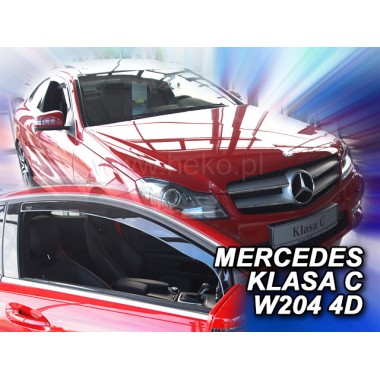 Дефлекторы боковых окон Team Heko для Mercedes C-Class W204 3D Coupe (2006-2014) бренд – Team HEKO главное фото